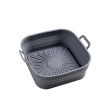 Silicone Air Fryer Mat Gray Reusable Baking Sheet