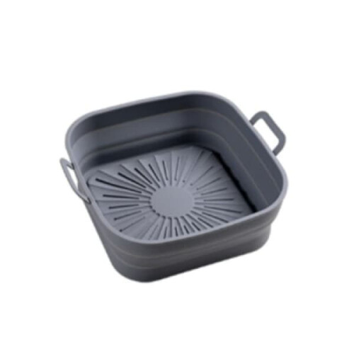 Silicone Air Fryer Mat Gray Reusable Baking Sheet
