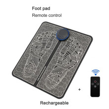 EMS foot massager pad with remote and USB charging