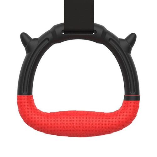 Gymnastics Rings with Adjustable Straps and Anti-Slip Grip
