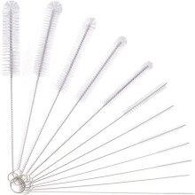 Bottle Brush Set Nylon 12-Piece White