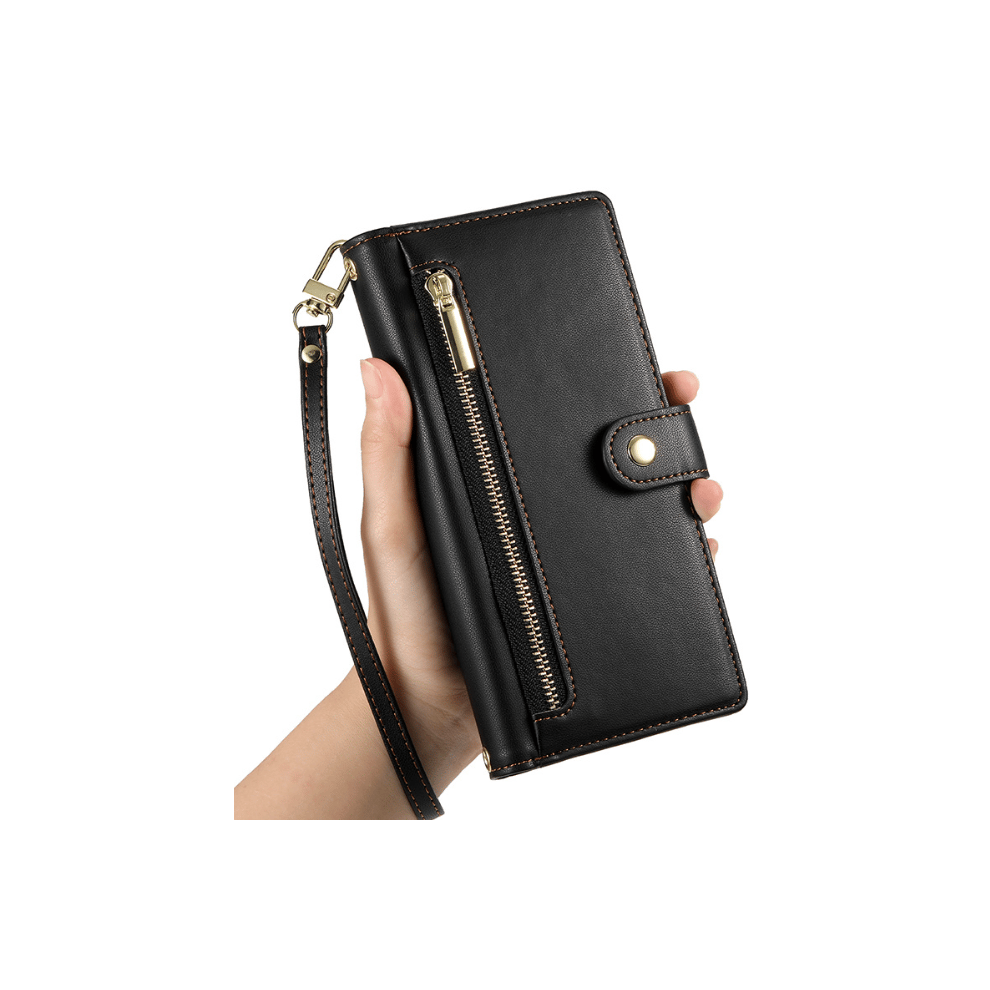 Mobile Wallet For Iphone 16 Card Holder Black 962029603863