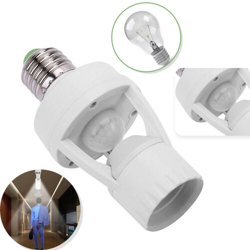 PIR Motion Sensor 220V E27 Socket 360 Indoor Outdoor 2