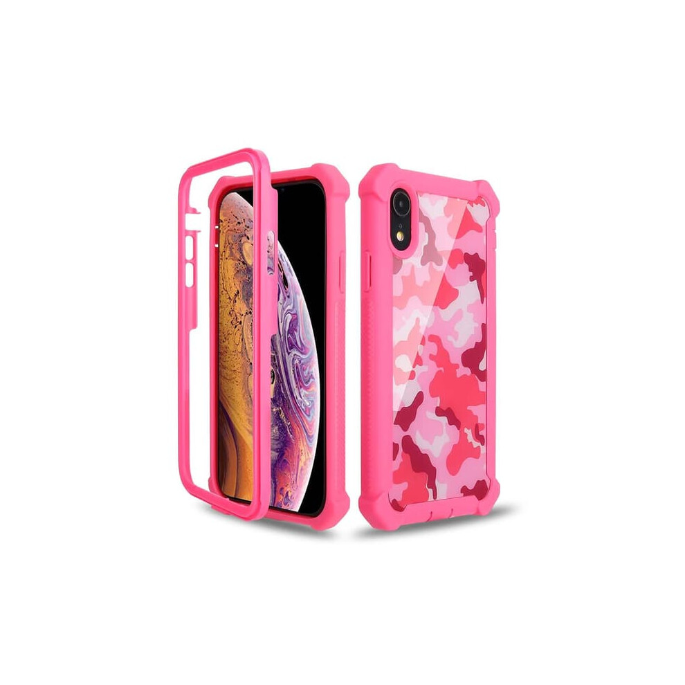 Iphone Xs Max Shockproof Protective Case Camouflage Pink 962029619796