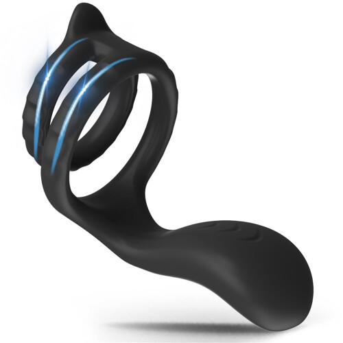 Imimi vibrating ring with perineum stimulator 3-in-1 1