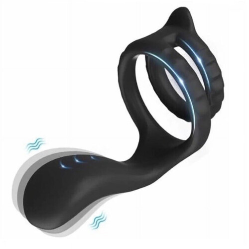 Imimi vibrating ring with perineum stimulator 3-in-1 2