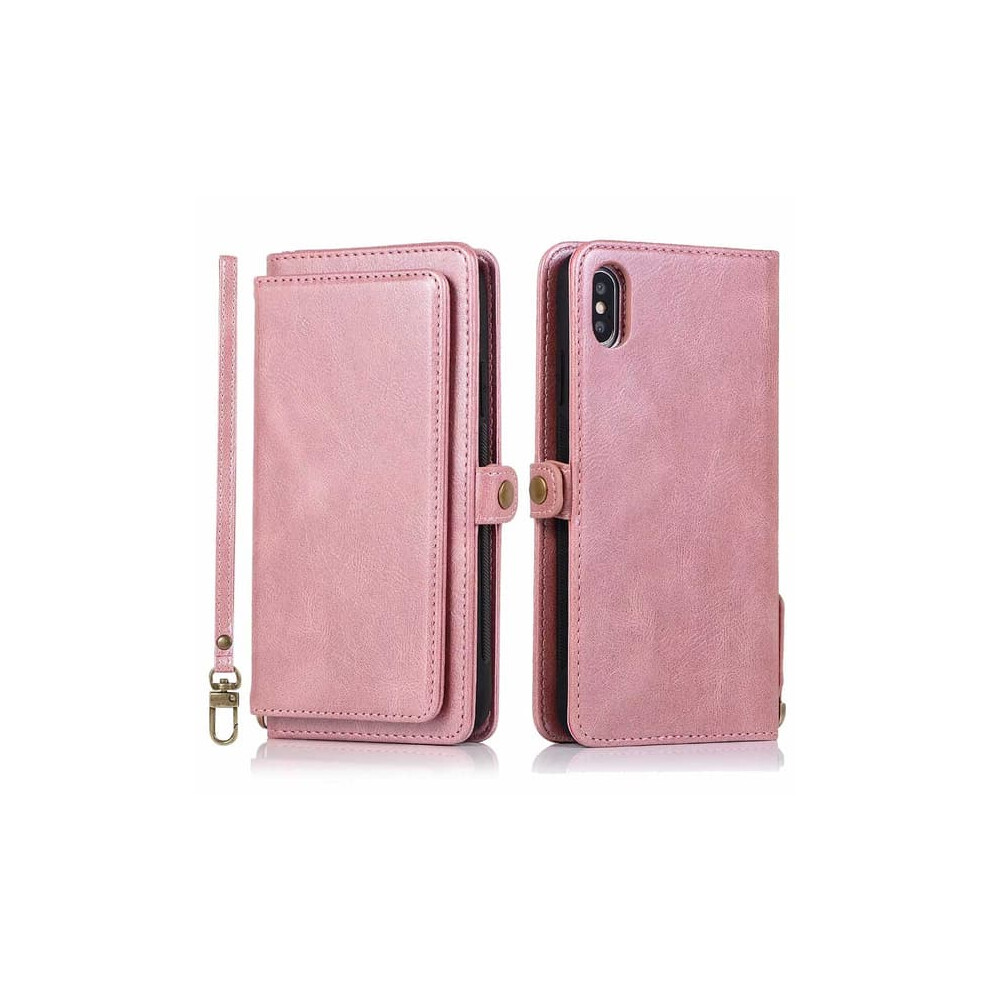 Dual-Function Wallet Case For Iphone Xs Max Rose Gold 962029618133