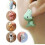 RSAMD animal bite earrings grey shark 1 pair 2