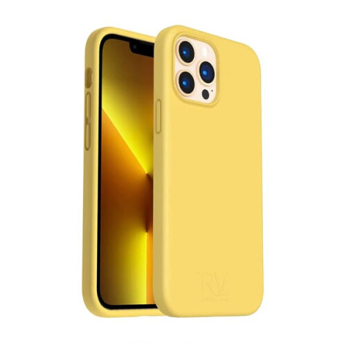 iPhone 13 Pro Max silicone case yellow