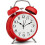 Analog Alarm Clock Retro White Extra Loud 2-Pack 1