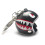 Motorcycle Helmet Keychain Black Teeth Design 1