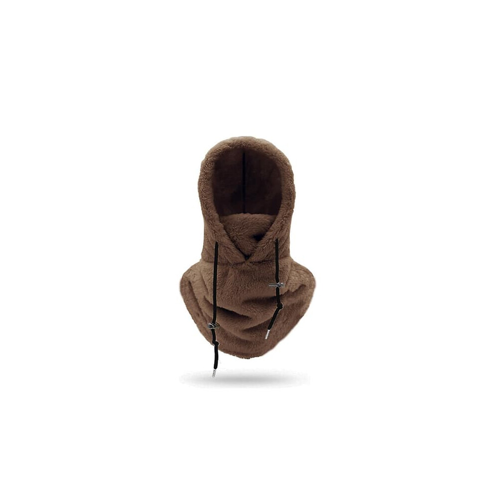Sherpa Hood Balaclava Winter Windproof Warm Dark/Brown 962029603016