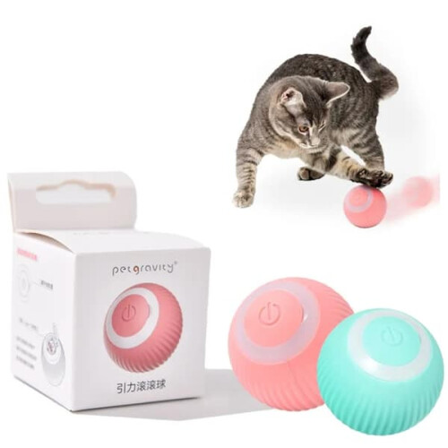 Cat activation ball for play and entertainment