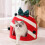 Christmas Cat House Bed Box Shape Warm Washable Hideaway 6