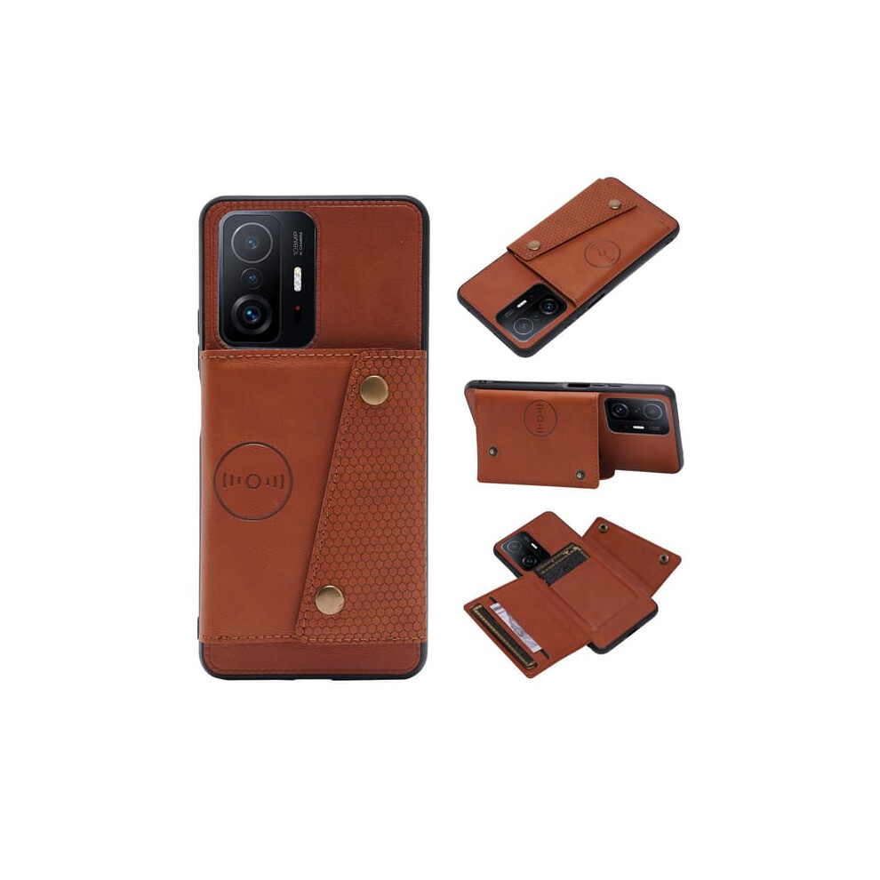 Xiaomi Mi 11T Case With Card Holder Light Brown 962029596080