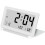LCD alarm clock white ultra-thin foldable portable 1 piece 1