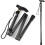 Hiking Pole Aluminum Adjustable 33-37 Inch Black 1