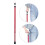 Walking Cane Adjustable for Elderly Safety Red 6