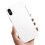 Compatível com iPhone X/XS - Capa/Capa para Celular Branca 1