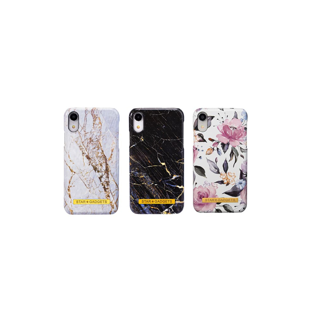 Iphone Xr Case Marble Floral Protection White 962029622437