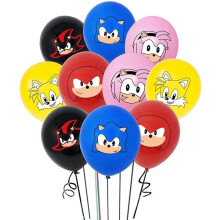 Sonic the Hedgehog balloons latex 60 pcs