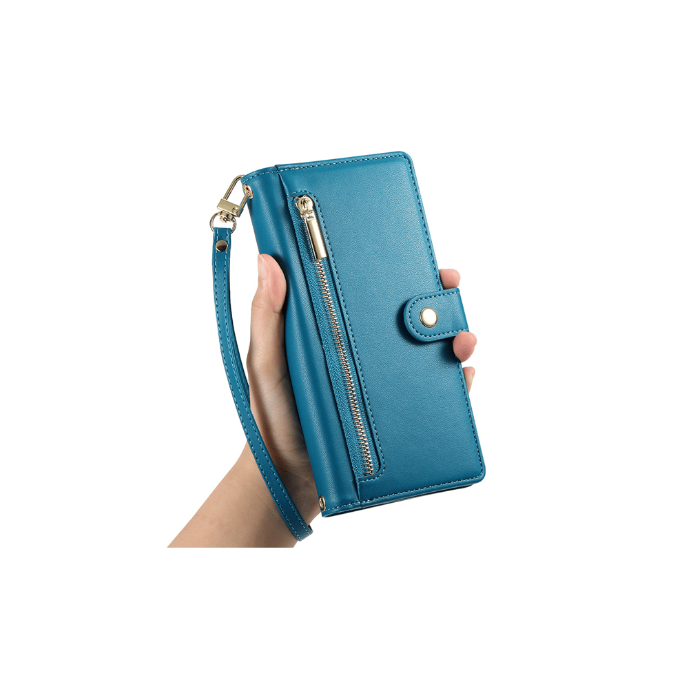 Iphone 16 Mobile Wallet With Card Protection, Blue 962029603917