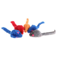 Plush Mouse Toy for Cats Bright Colors 5 Pack