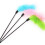 Cat Toy Rod with Feather and Bell 2 Pack 1