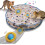 Interactive cat toy ball with fast rolling motion 1