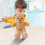 Khaki Christmas Plush Bear 11 inch 5