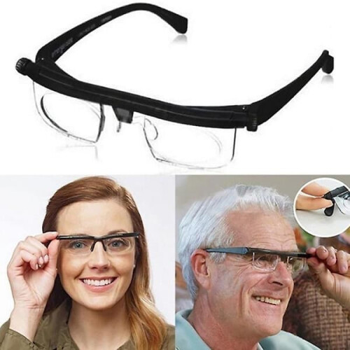 Lunettes à verres correcteurs ajustables, à mise au point variable et à zoom