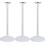 White Adjustable Doll Stand for 14-18 Inch Dolls 3-Pack 1