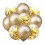 Gold Metallic Confetti Balloons Birthday 10-pack 1