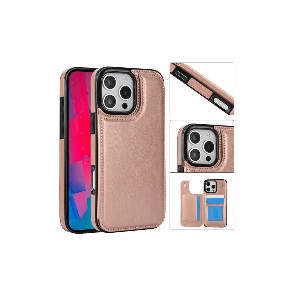 Iphone 16 Pro Max Wallet Case Rose Gold 962029604686