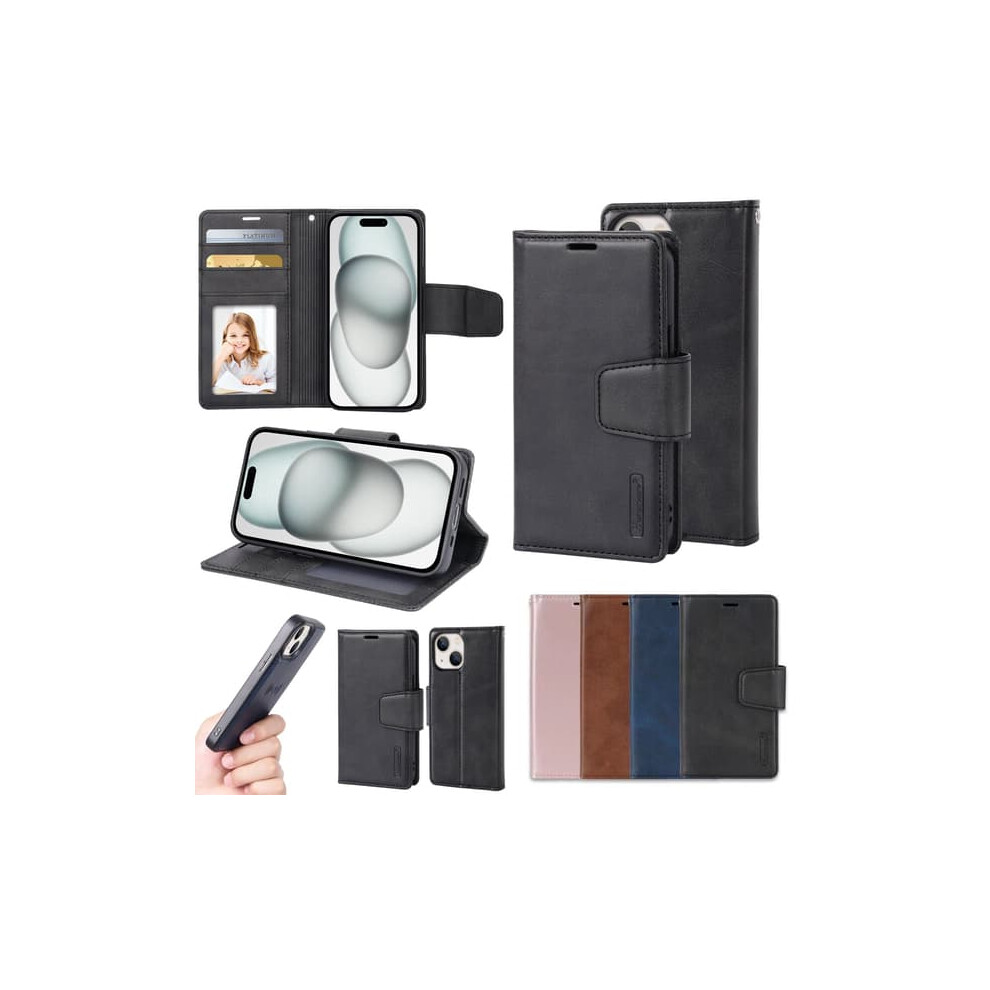 Iphone 15 Plus Wallet Case 2-In-1 Black 962029598770