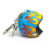 Motorcycle Helmet Keychain Blue Fire Design 1