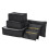 Travel Bags Grey Black 6 pcs 1