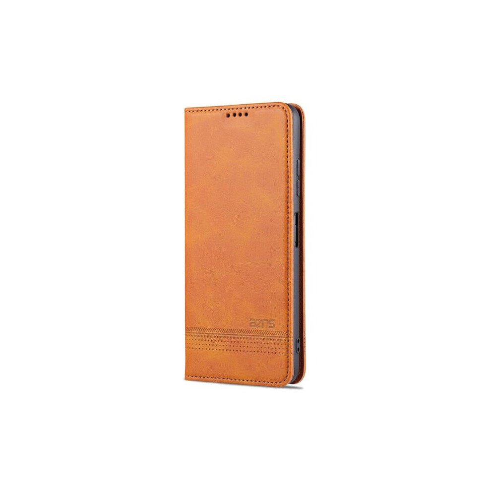 Azns Wallet Case For Samsung Galaxy A22 5G Brown 962029608189