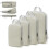 Compression Travel Bags Set Beige 4 pcs 1