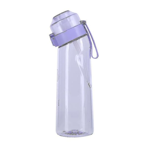 Μπουκάλι νερού με γεύση 650ml με 7 λοβούς, Παγωμένο μαύρο ποτήρι νερού Air - Συμβατό με