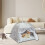 Cat Bed with Removable Pillow 2-in-1 Cat House 7