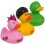 Rubber Duck Bath Toy Squeaky Multi-Color 1