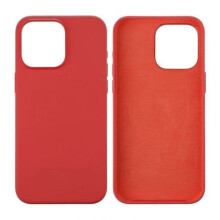 iPhone 15 Pro Max silicone case red