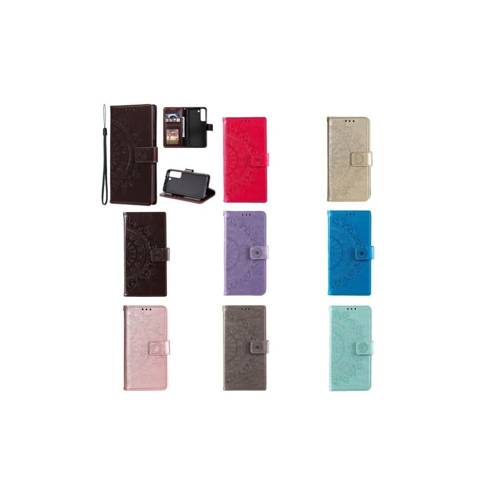 Skalo Samsung S22+ Mandala Wallet Case Rose Gold 962029280705