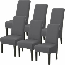 Chair Covers Stretch Microfiber Washable 6-Pack