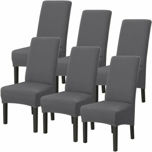 Chair Covers Stretch Microfiber Washable 6-Pack