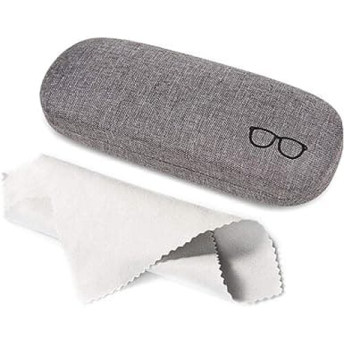 Aluminum glasses case lightweight slim
