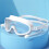 Children's swimming goggles white 1