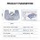 Electric heating shawl for neck and shoulders blue 7