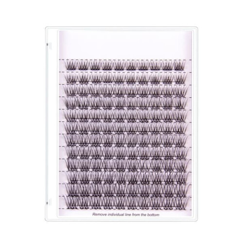 False Eyelashes Natural Volume Cloud Black Set